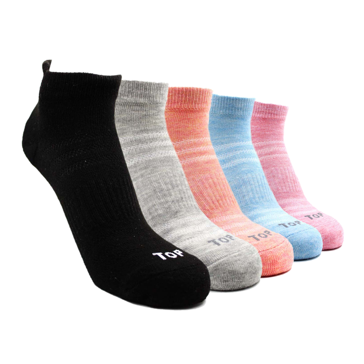 Calcetines Deportivos Tobilleros Mujer Pack 5