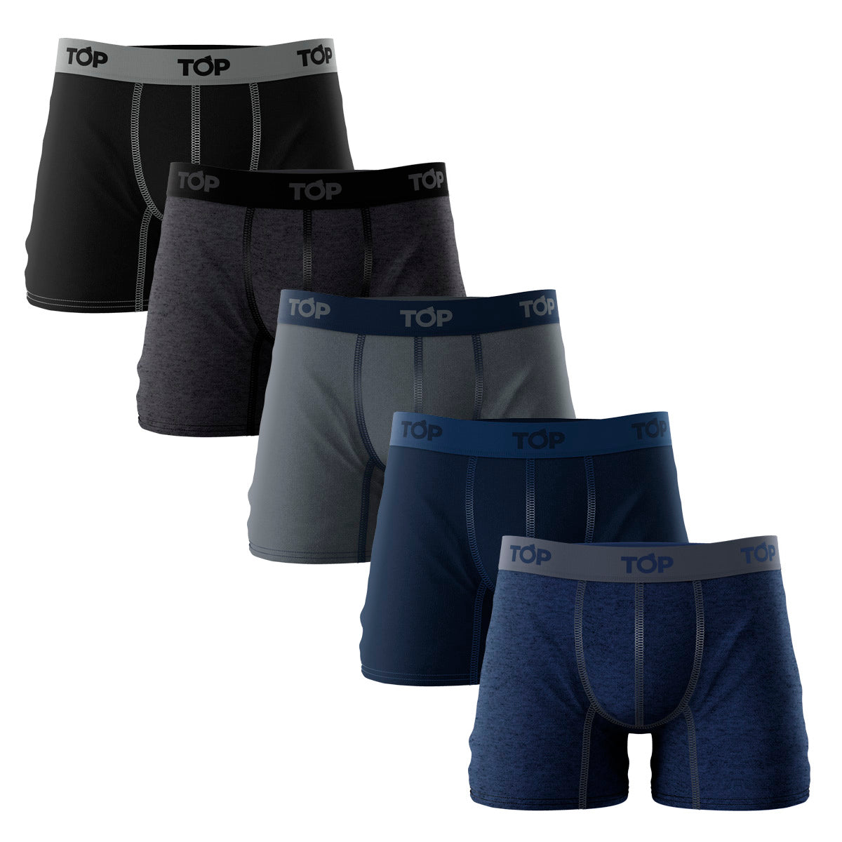 TOP Pack De 5 Boxer Hombre Algodón Top