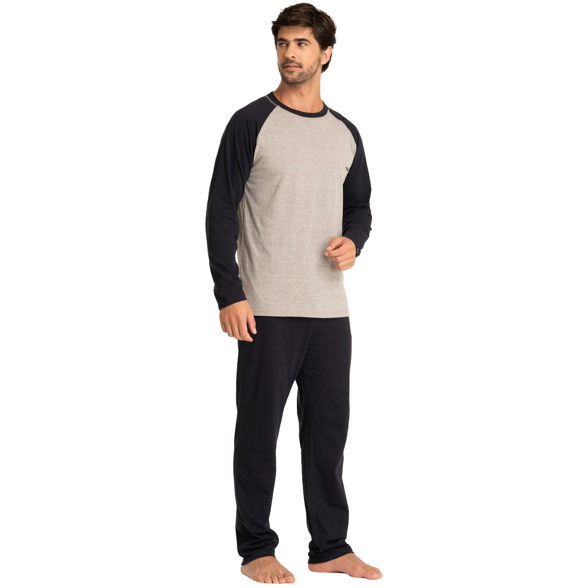 Pijama Largo Algodón Hombre 231AIC1