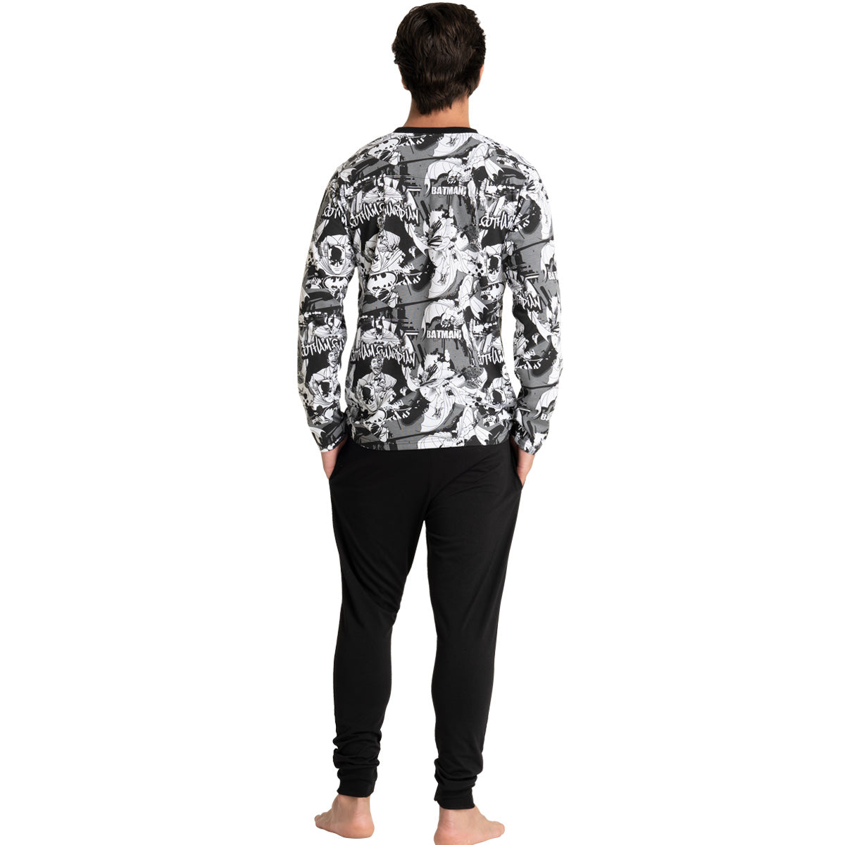 Pijama Algodón Invierno Hombre BATMAN