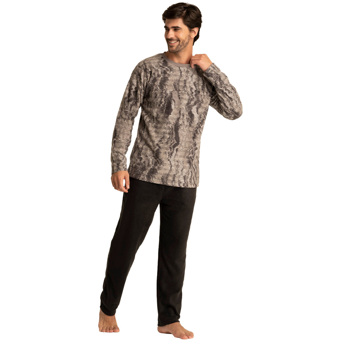 Pijama Micro Polar Hombre Invierno 235 C2