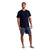 Pijama Algodón Hombre Verano Azul 232 C1