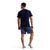 Pijama Algodón Hombre Verano Azul 232 C1