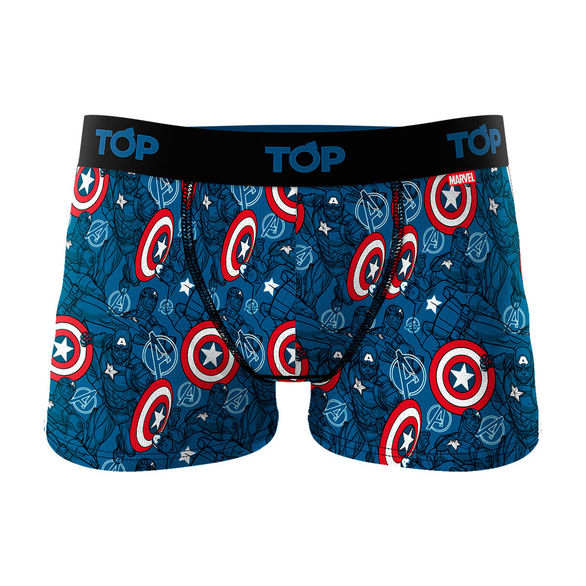 Boxer Niño Algodón Marvel Pack 4 C2 Capitán América