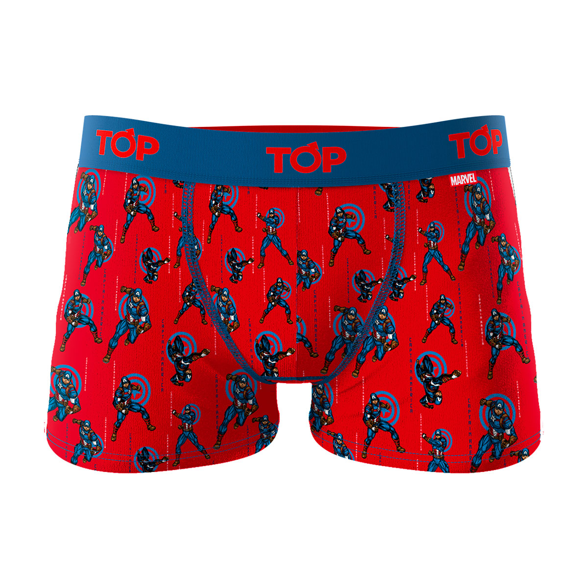 Boxer Niño Algodón Marvel Pack 4 C2 Capitán América