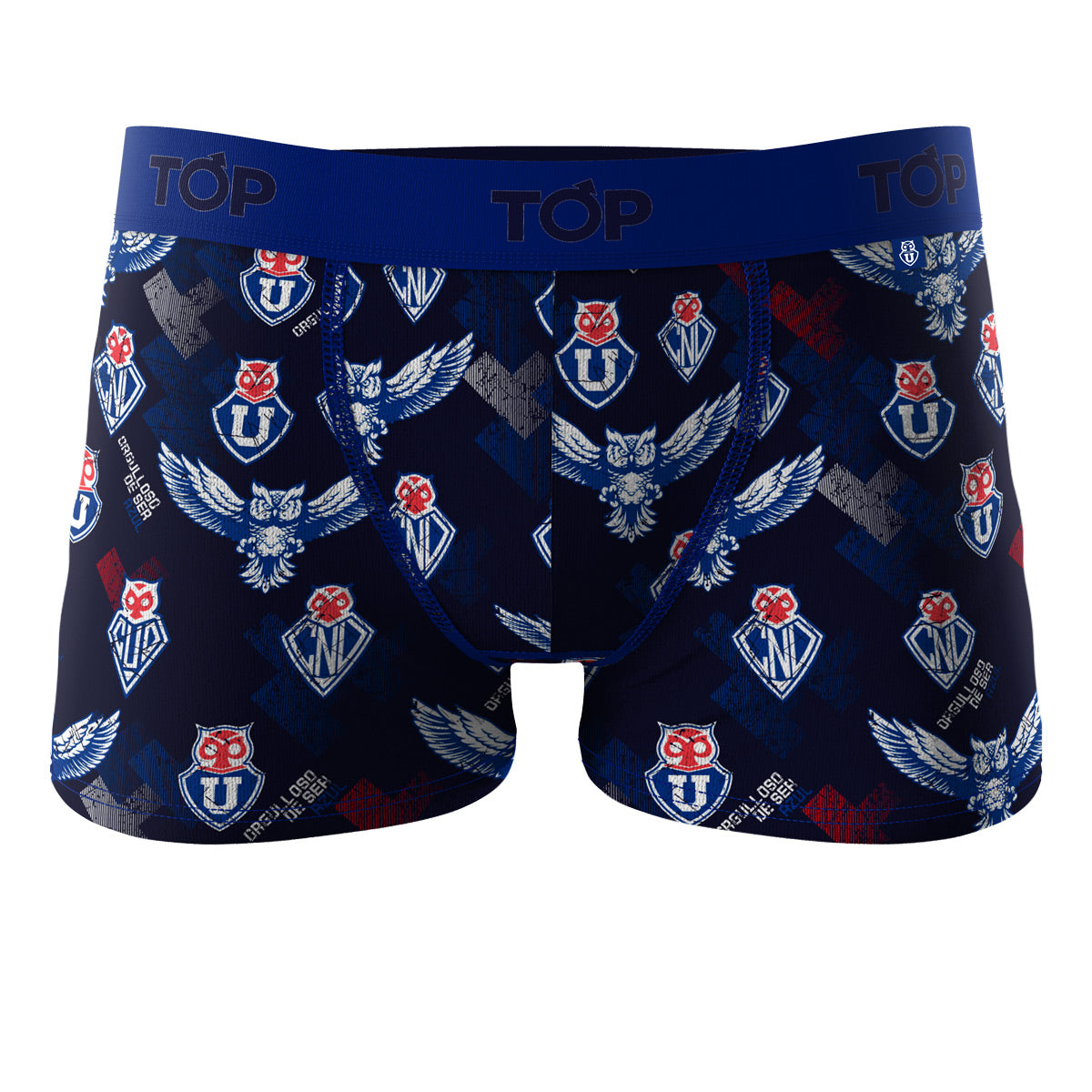 Boxer Nino Algodon Universidad de Chile Pack 4 C2 Top Underwear