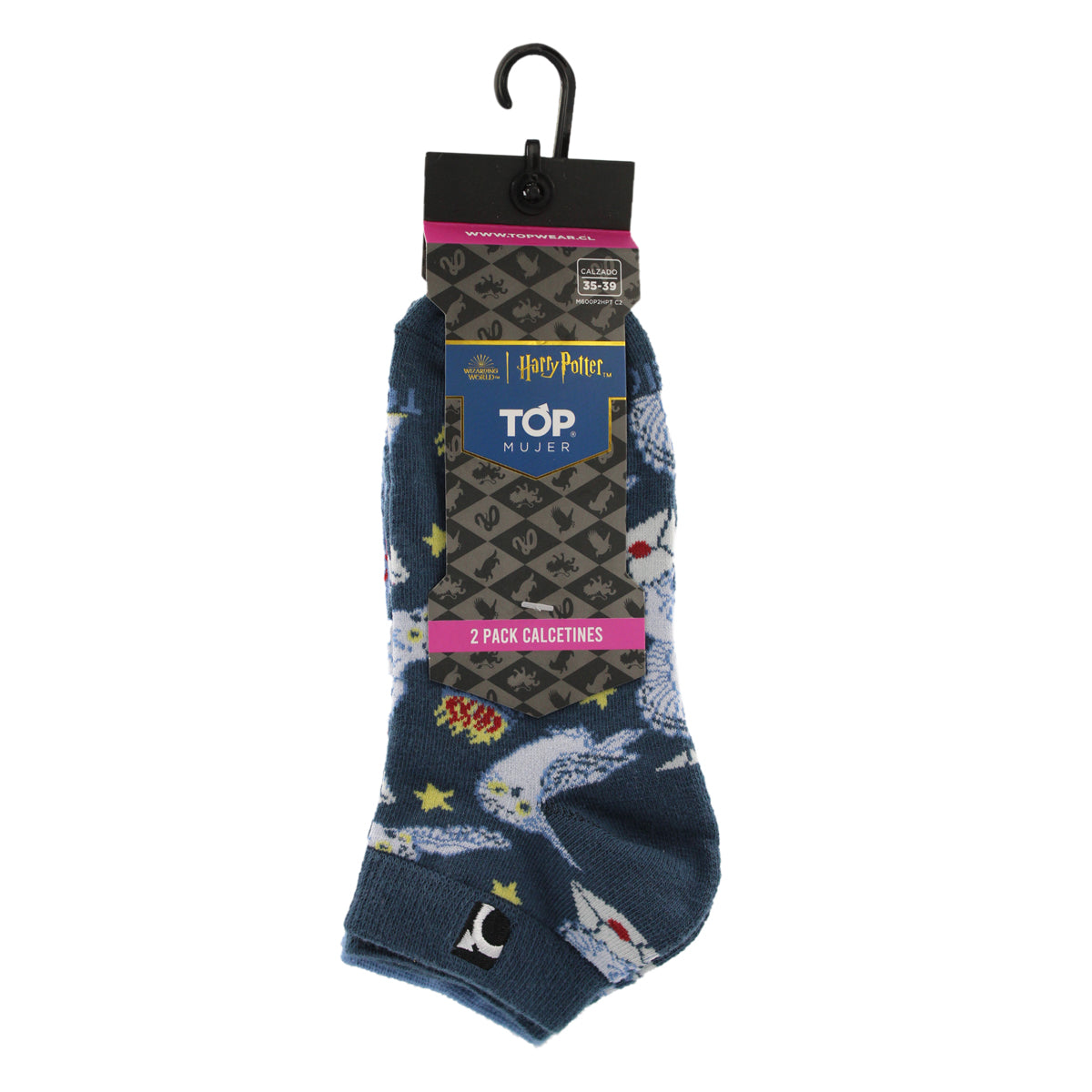 Calcetines Cortos Mujer Harry Potter Pack 2 C2