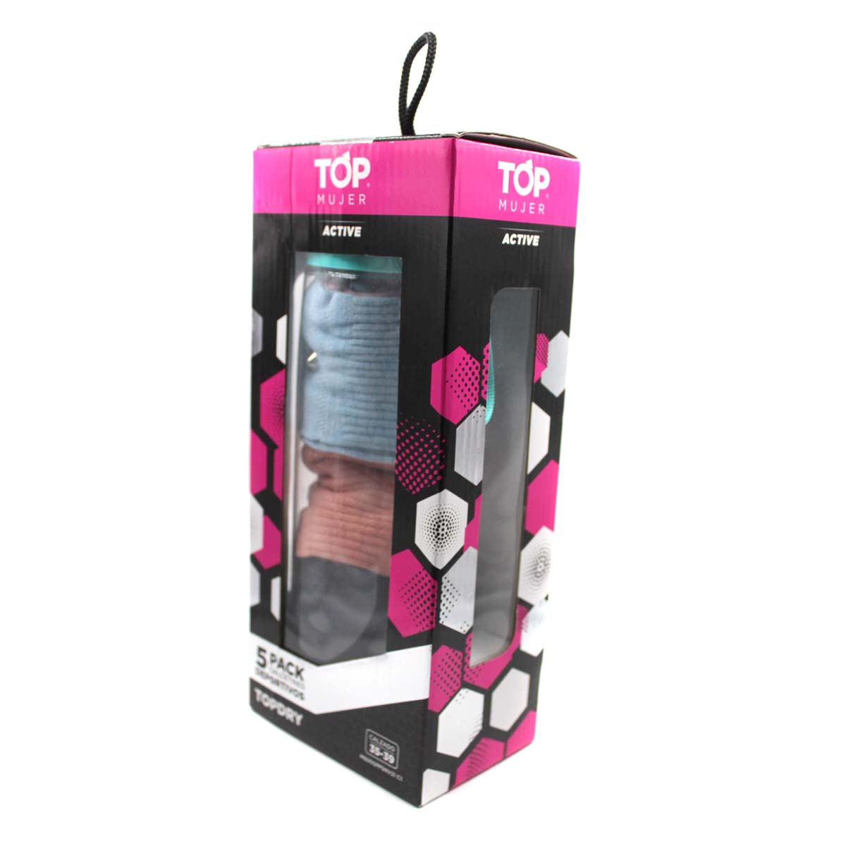 Calcetines Deportivos Tobilleros Mujer Pack 5