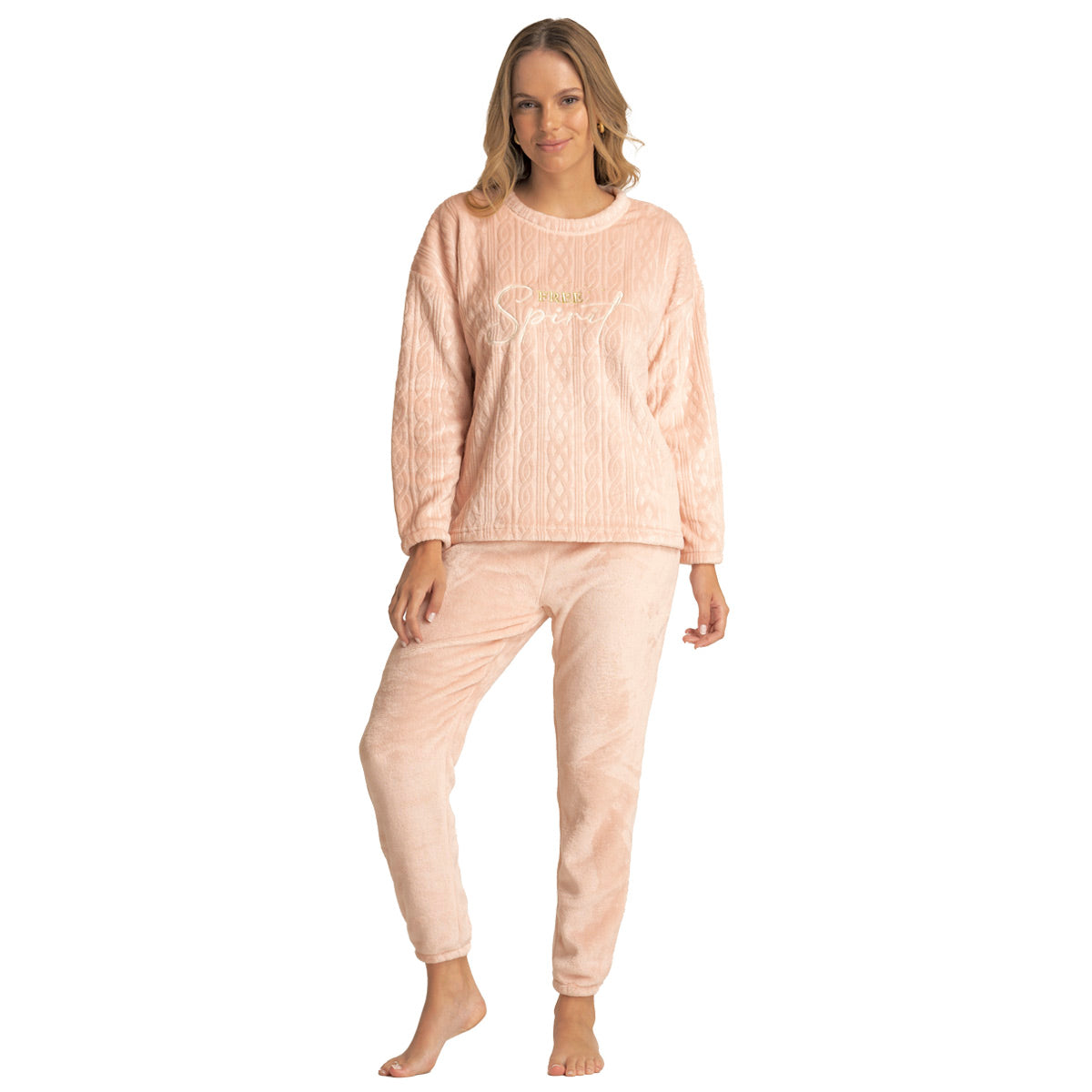 Pijama Mujer Coral Fleece Invierno M231 C2