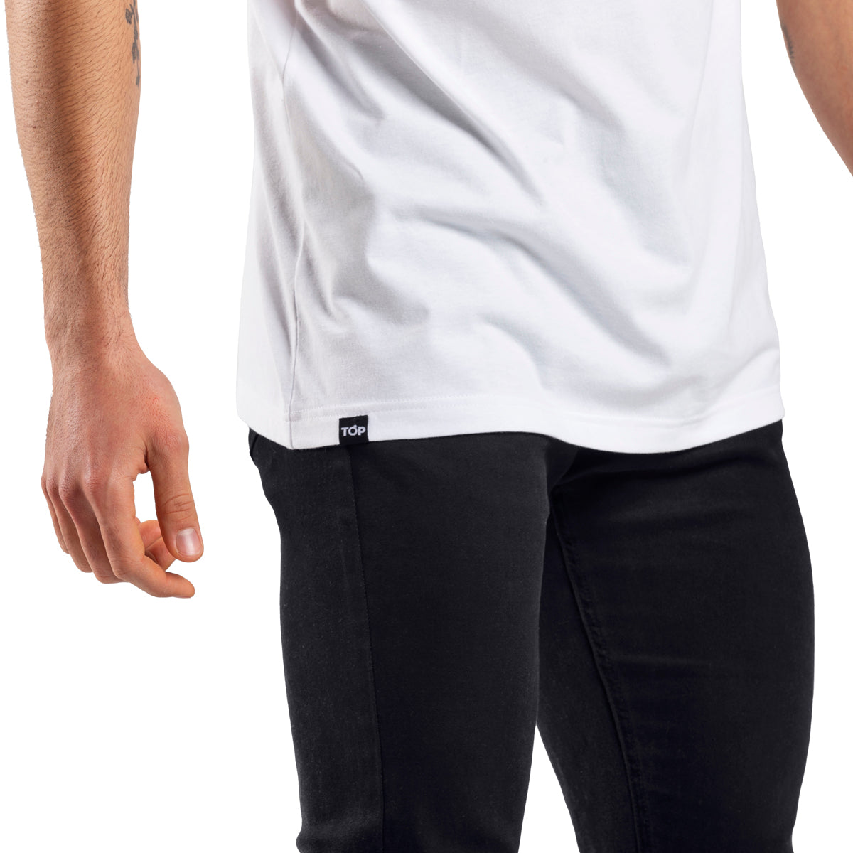 Polera Manga Corta Algodón Hombre Top C3