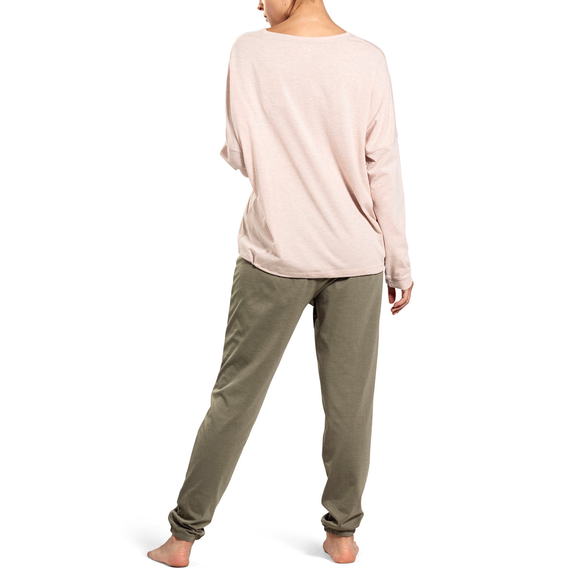 Pijama Top Invierno Mujer Algodón C2